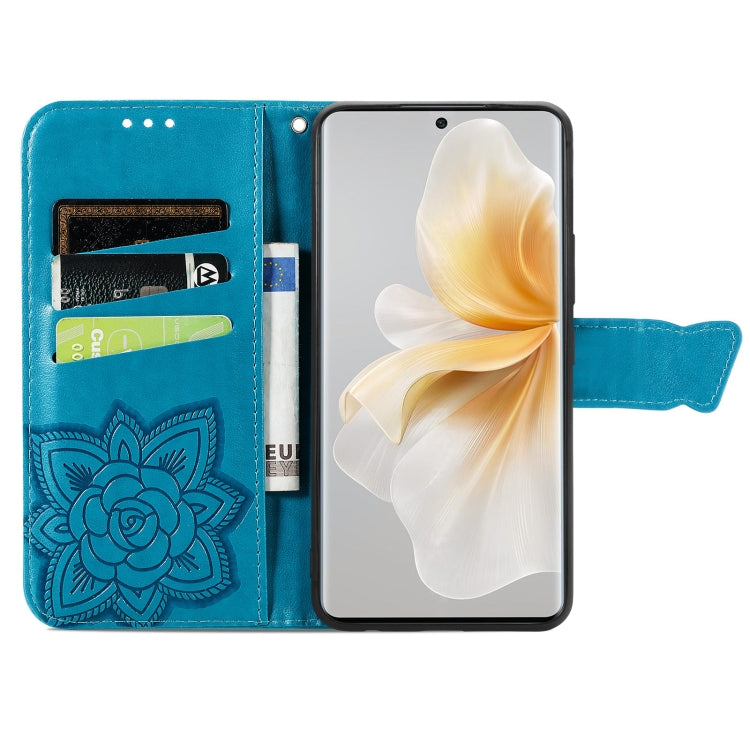 For TCL 50 5G Butterfly Love Flower Embossed Leather Phone Case