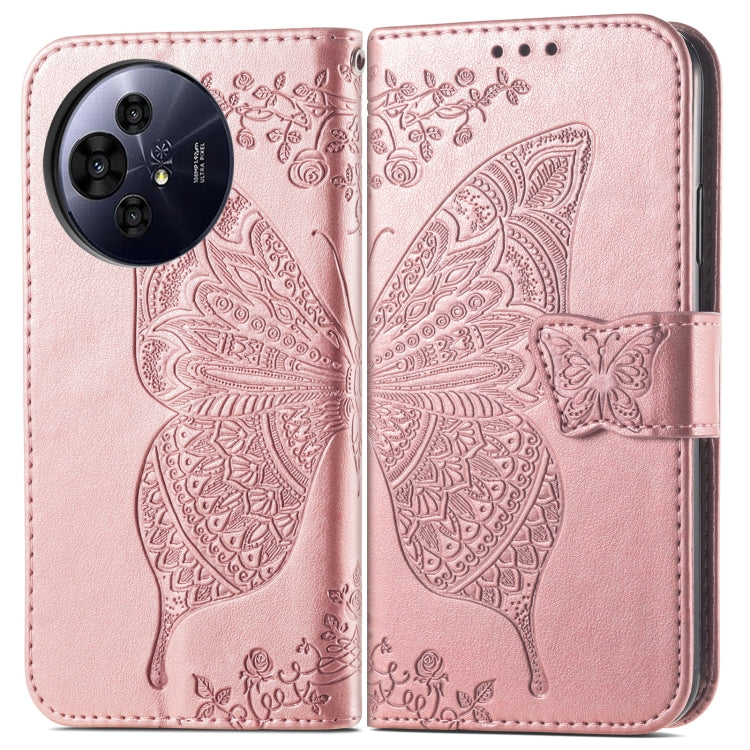 For TCL 50 Pro NxtPaper Butterfly Love Flower Embossed Leather Phone Case