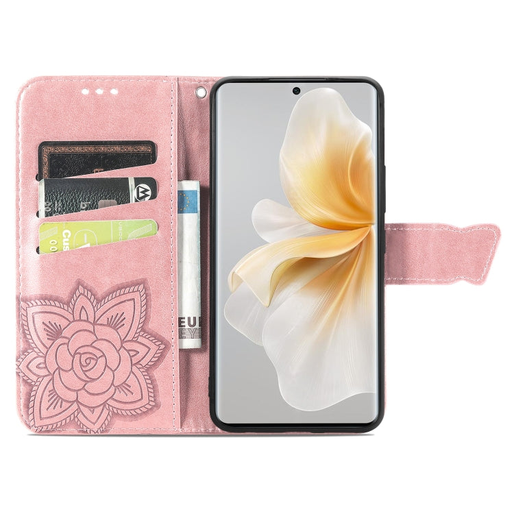 For TCL 50 Pro NxtPaper Butterfly Love Flower Embossed Leather Phone Case