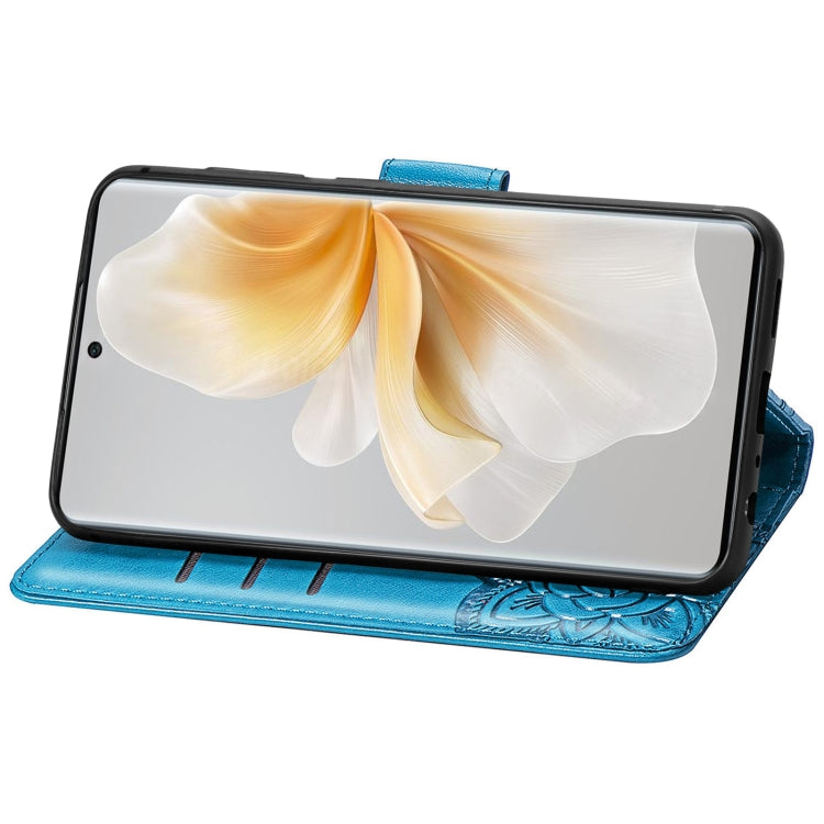 For TCL 50 Pro NxtPaper Butterfly Love Flower Embossed Leather Phone Case