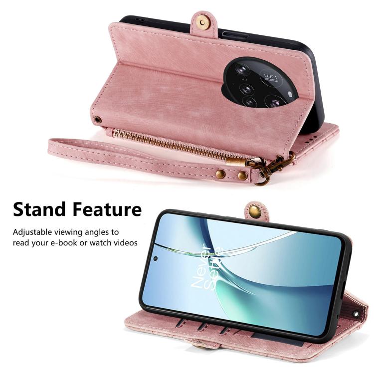 For Xiaomi 15 Ultra Geometric Zipper Wallet Side Buckle Leather Phone Case