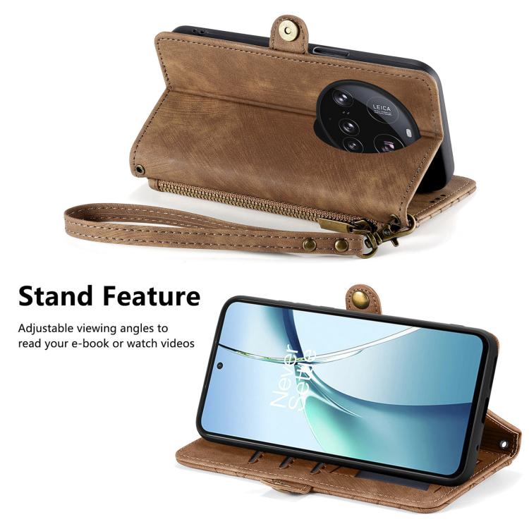 For Xiaomi 15 Ultra Geometric Zipper Wallet Side Buckle Leather Phone Case