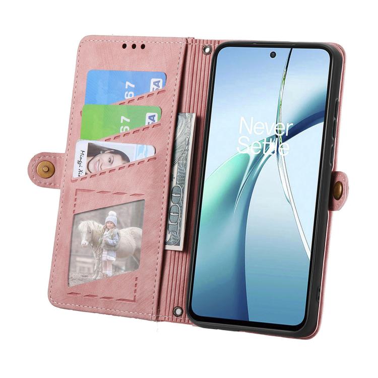 For Xiaomi 15T Pro Geometric Zipper Wallet Side Buckle Leather Phone Case