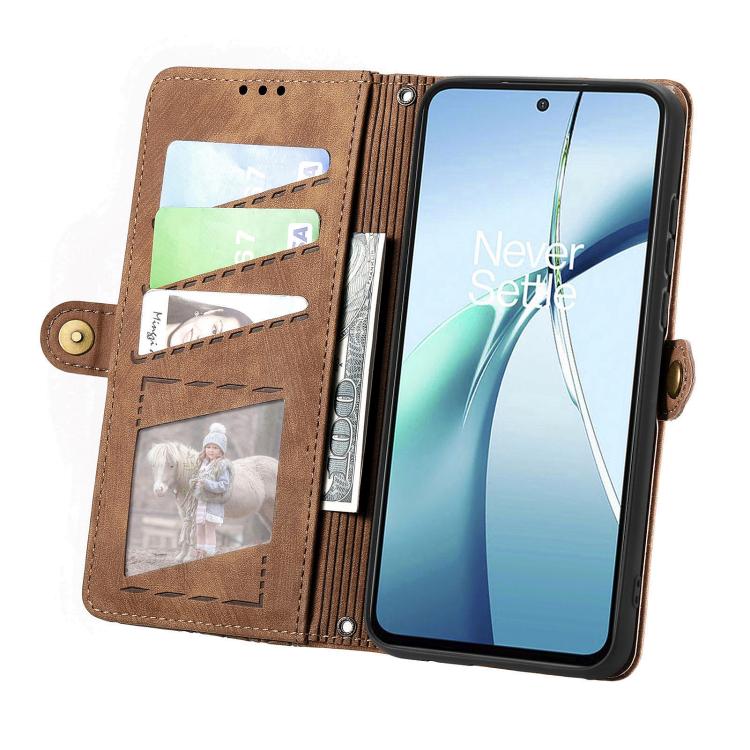 For Xiaomi 15T Pro Geometric Zipper Wallet Side Buckle Leather Phone Case