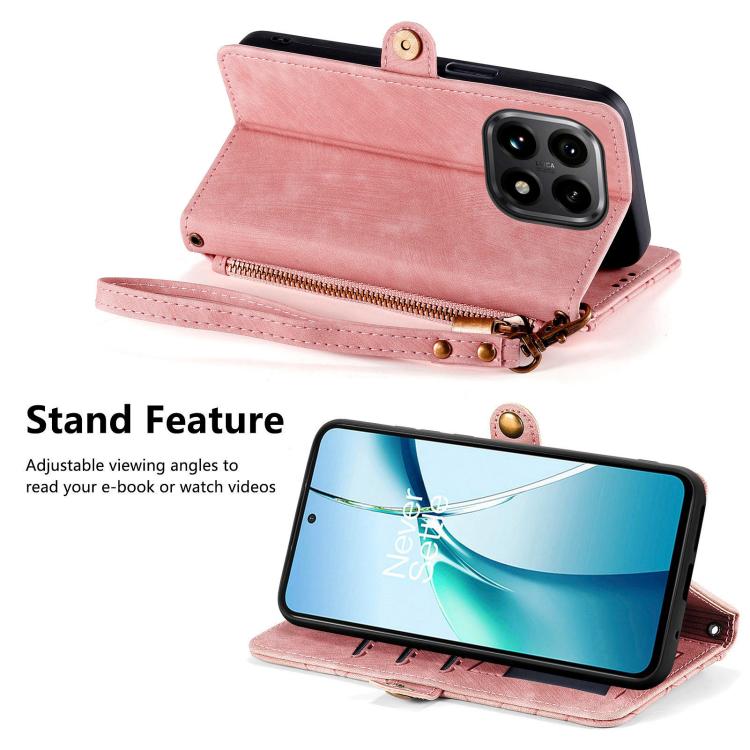 For Xiaomi 15T Geometric Zipper Wallet Side Buckle Leather Phone Case