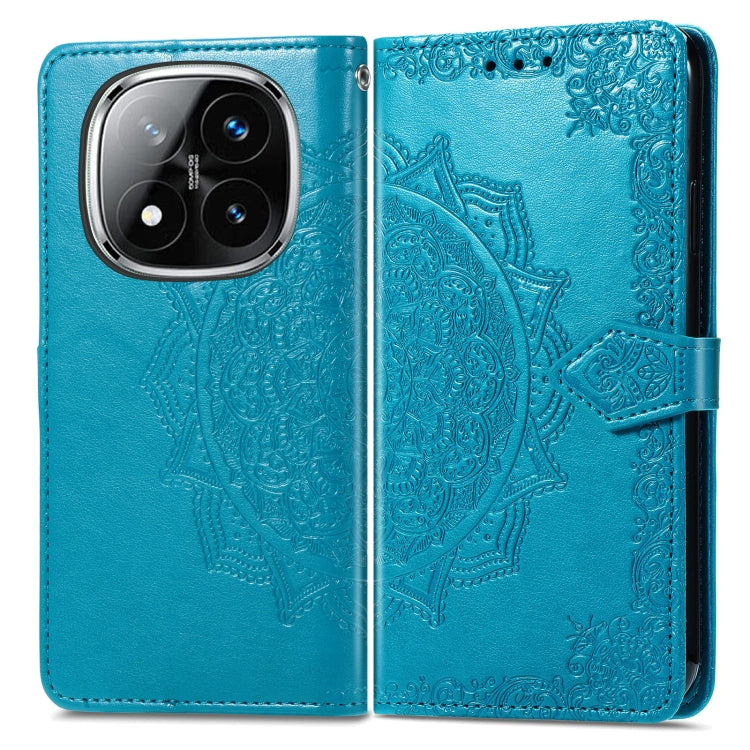 For Xiaomi Redmi Note 14 Pro 5G Mandala Flower Embossed Leather Phone Case