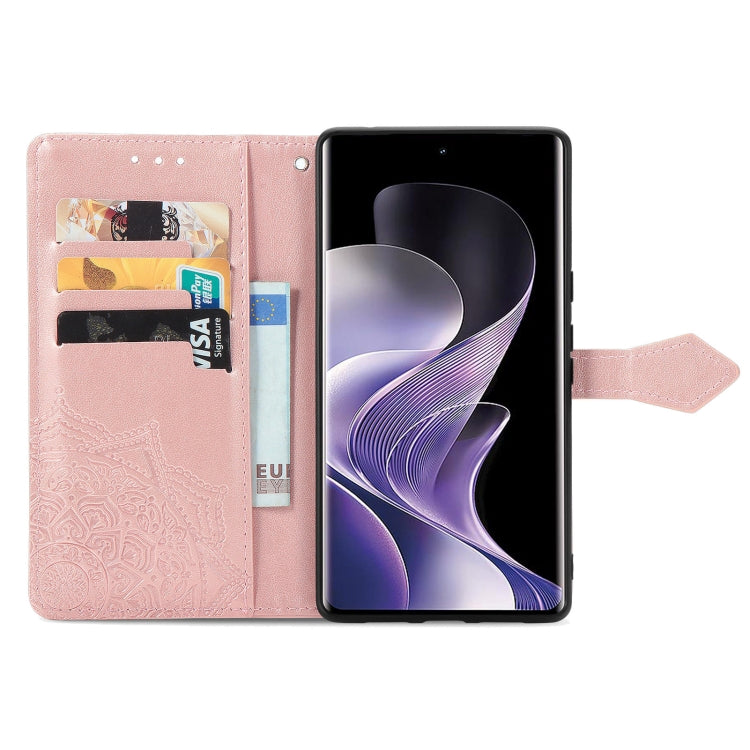For Xiaomi Redmi Note 14 Pro+ 5G Mandala Flower Embossed Leather Phone Case