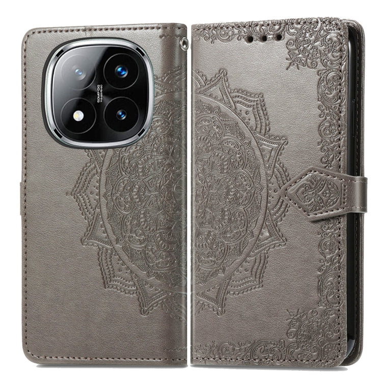 For Xiaomi Redmi Note 14 Pro+ 5G Mandala Flower Embossed Leather Phone Case