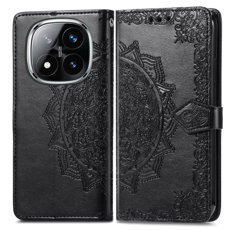 For Xiaomi Redmi Note 14 Pro+ 5G Mandala Flower Embossed Leather Phone Case