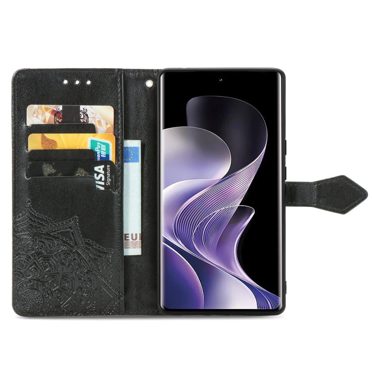 For Xiaomi Redmi Note 14 Pro+ 5G Mandala Flower Embossed Leather Phone Case
