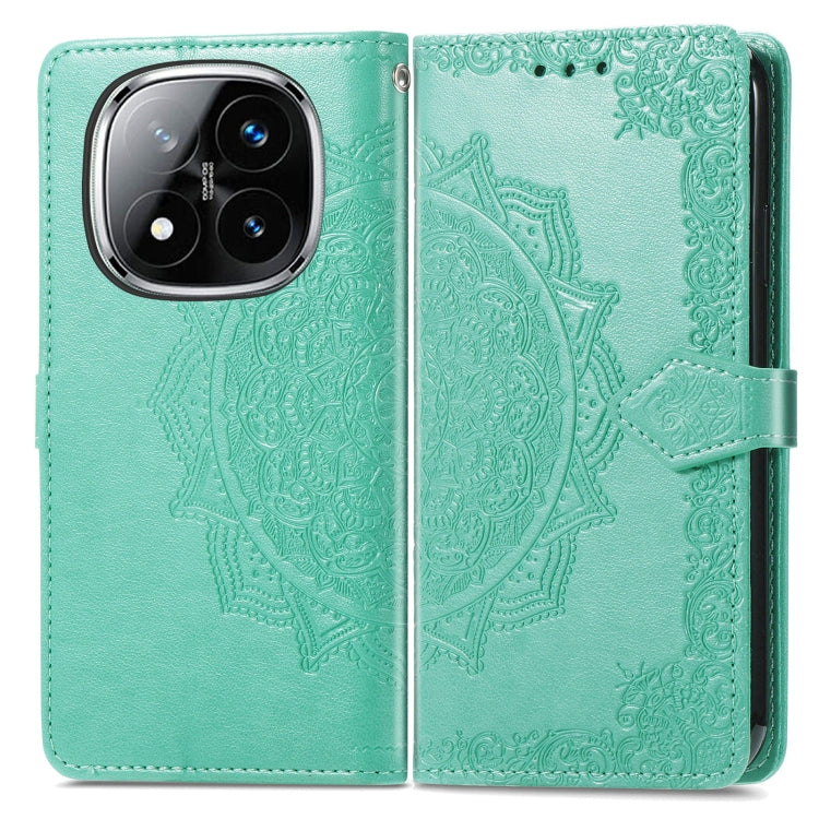 For Xiaomi Redmi Note 14 Pro+ 5G Mandala Flower Embossed Leather Phone Case