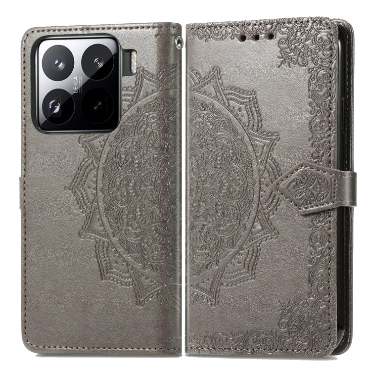 For Xiaomi 15 Mandala Flower Embossed Leather Phone Case