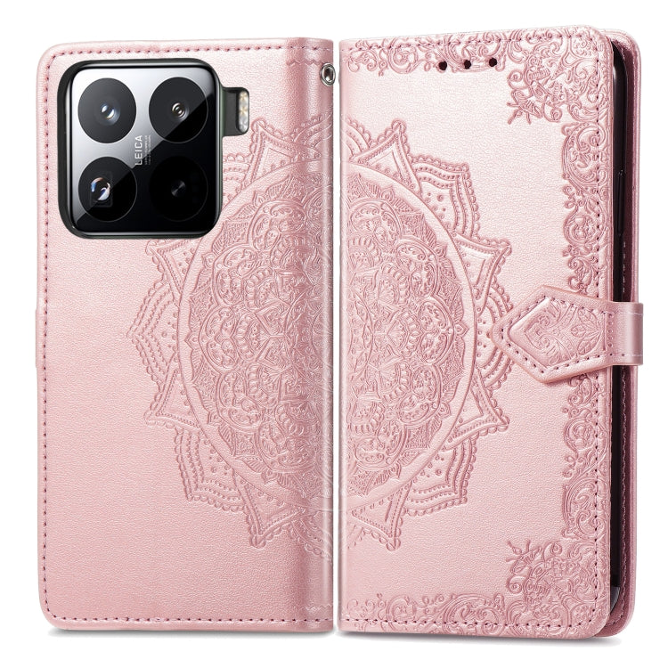 For Xiaomi 15 Pro Mandala Flower Embossed Leather Phone Case