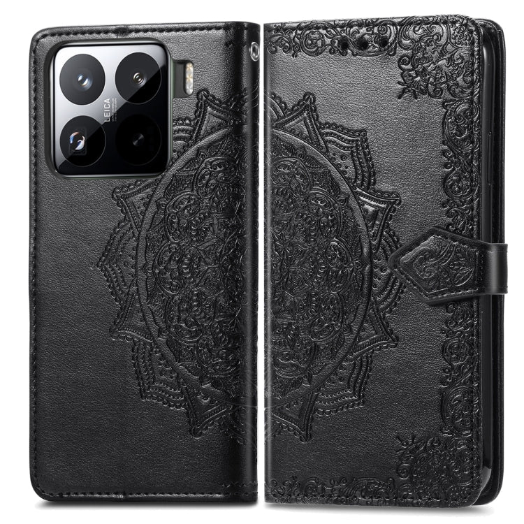 For Xiaomi 15 Pro Mandala Flower Embossed Leather Phone Case