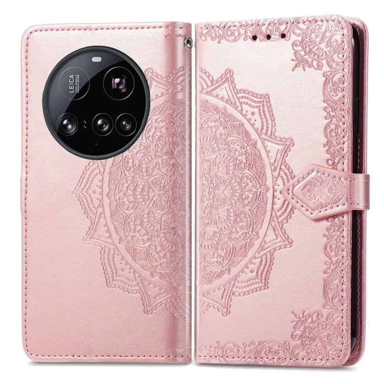 For Xiaomi 15 Ultra Mandala Flower Embossed Leather Phone Case