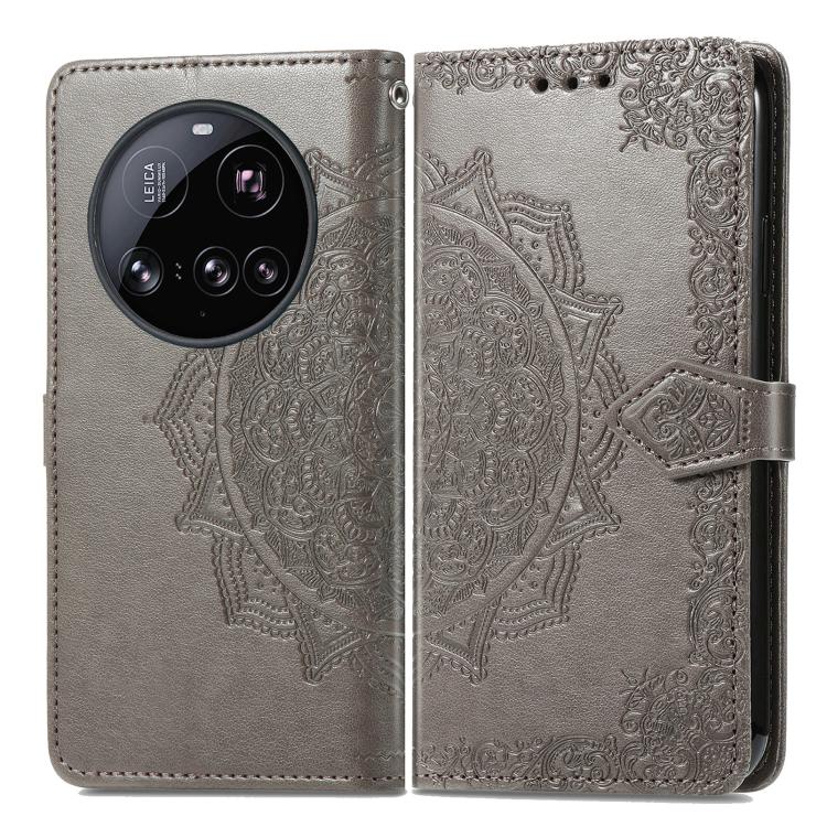 For Xiaomi 15 Ultra Mandala Flower Embossed Leather Phone Case