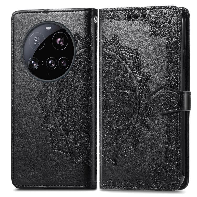 For Xiaomi 15 Ultra Mandala Flower Embossed Leather Phone Case