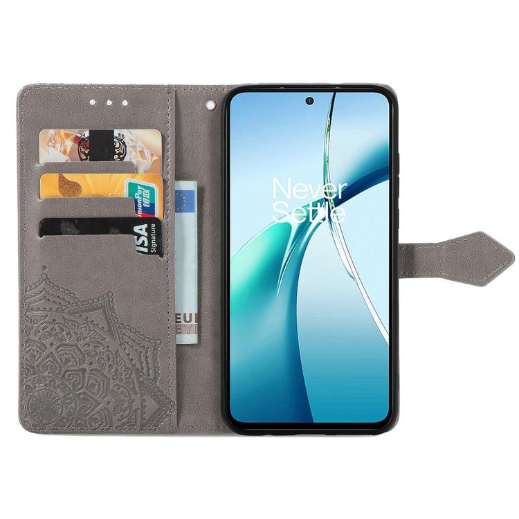 For Redmi Turbo 4 Mandala Flower Embossed Leather Phone Case