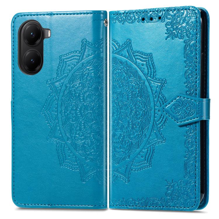 For Redmi Turbo 4 Mandala Flower Embossed Leather Phone Case