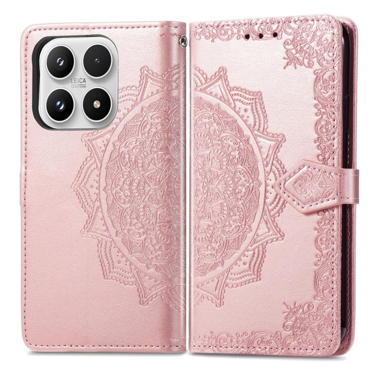 For Xiaomi 17 Mandala Flower Embossed Leather Phone Case