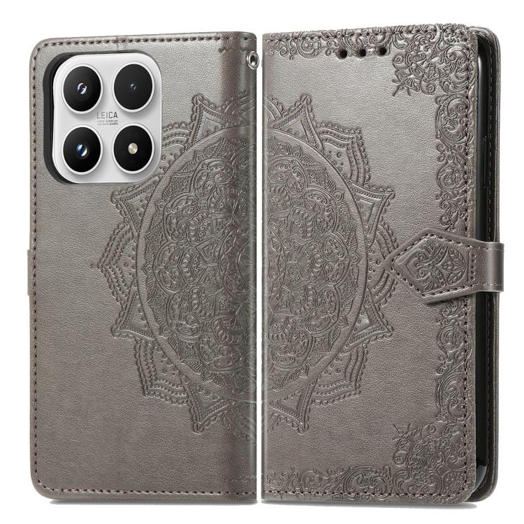 For Xiaomi 17 Mandala Flower Embossed Leather Phone Case