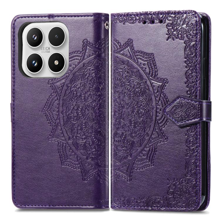 For Xiaomi 17 Mandala Flower Embossed Leather Phone Case