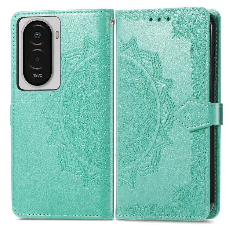 For Xiaomi Poco M7 4G 169mm Mandala Flower Embossed Leather Phone Case