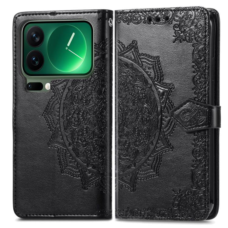 For Xiaomi 17 Pro Mandala Flower Embossed Leather Phone Case