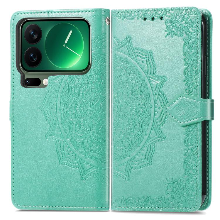 For Xiaomi 17 Pro Mandala Flower Embossed Leather Phone Case
