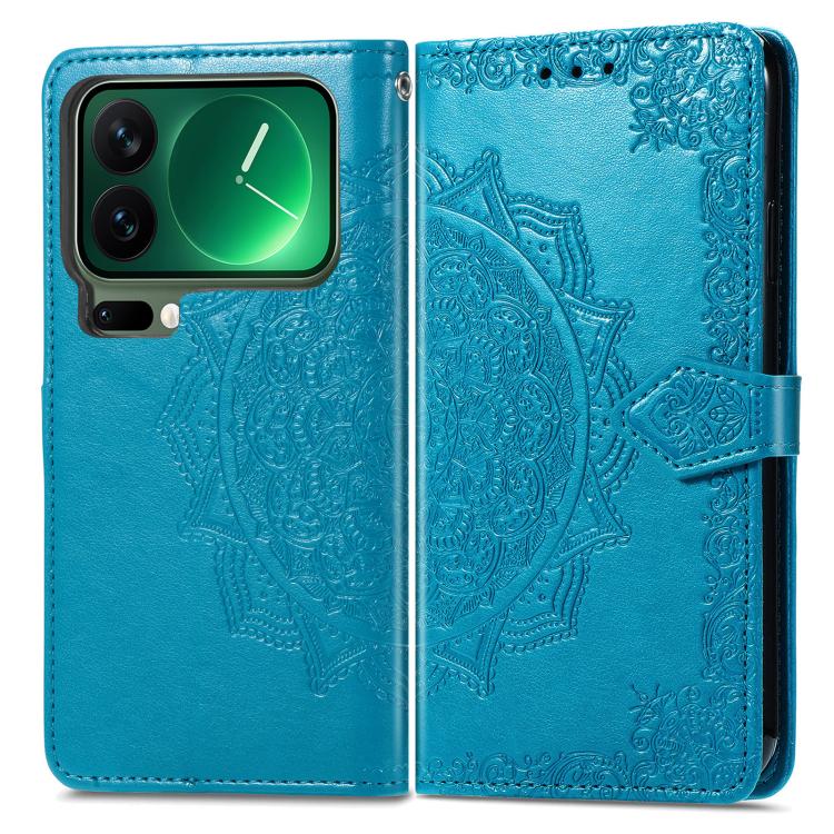 For Xiaomi 17 Pro Max Mandala Flower Embossed Leather Phone Case