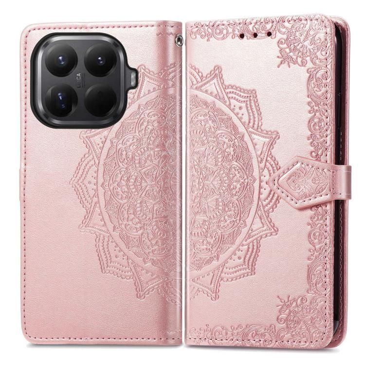For Xiaomi 15T Pro Mandala Flower Embossed Leather Phone Case
