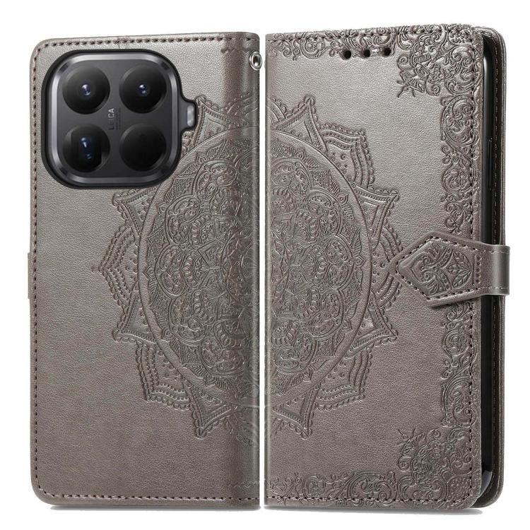 For Xiaomi 15T Pro Mandala Flower Embossed Leather Phone Case