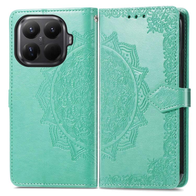 For Xiaomi 15T Pro Mandala Flower Embossed Leather Phone Case