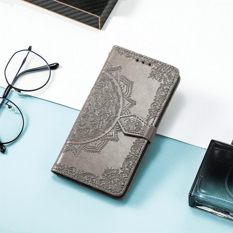 For Xiaomi Poco X8 Pro 5G Mandala Flower Embossed Leather Phone Case