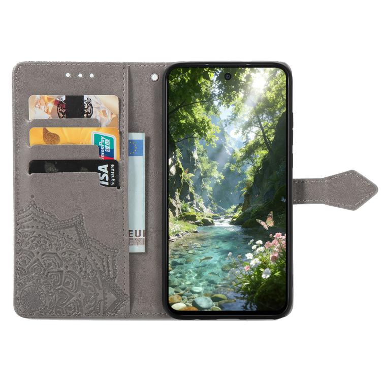 For Redmi Turbo 5 Max 5G Mandala Flower Embossed Leather Phone Case