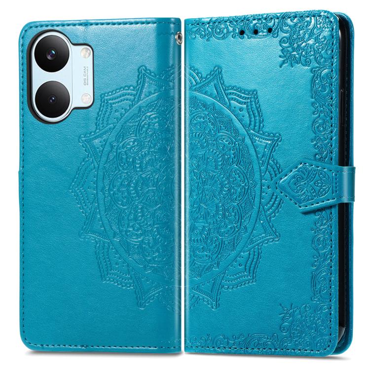 For Redmi Turbo 5 Max 5G Mandala Flower Embossed Leather Phone Case