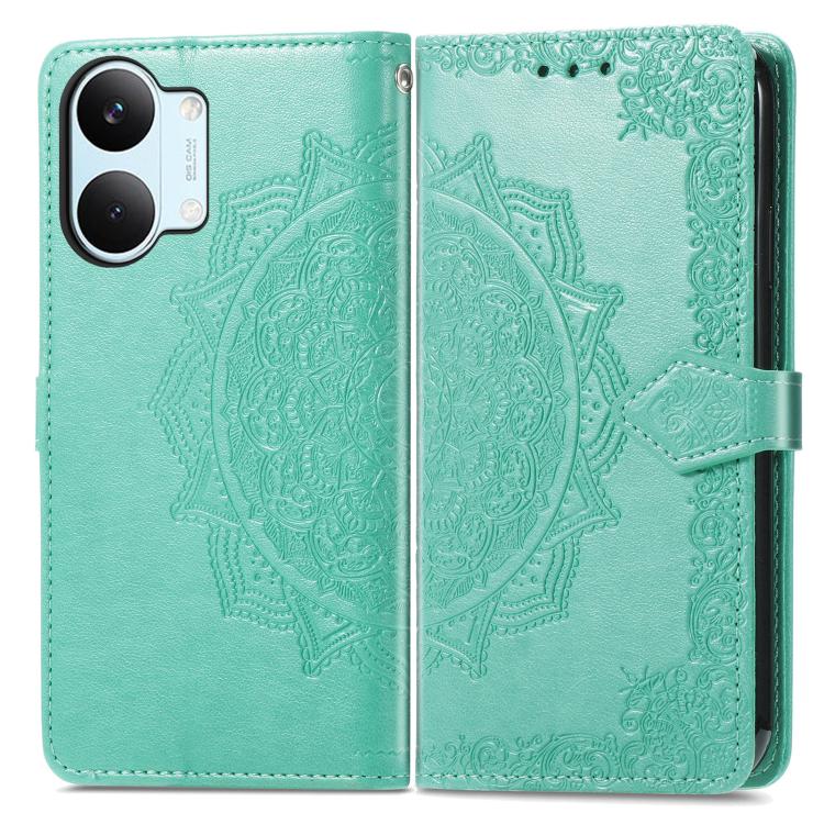 For Redmi Turbo 5 Max 5G Mandala Flower Embossed Leather Phone Case