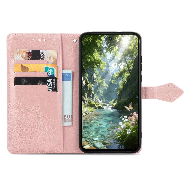 For Xiaomi Poco X8 Pro Max 5G Mandala Flower Embossed Leather Phone Case