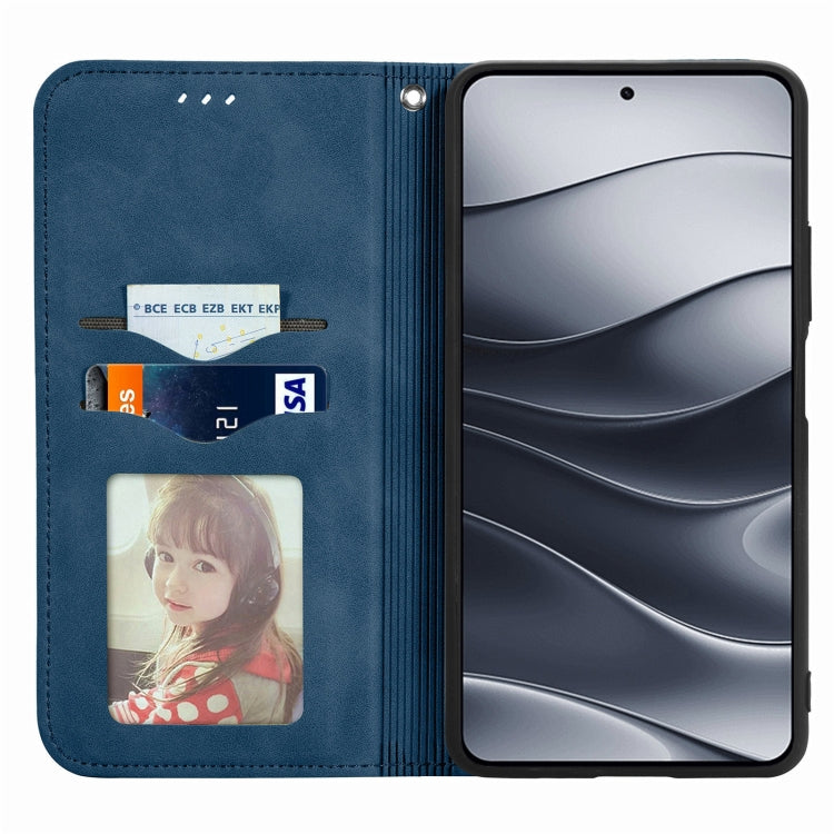 For Xiaomi Redmi Note 14 5G Retro Skin Feel Magnetic Flip Leather Phone Case