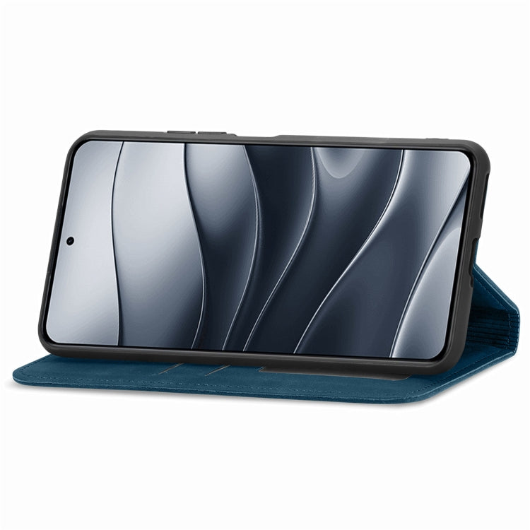For Xiaomi Redmi Note 14 5G Retro Skin Feel Magnetic Flip Leather Phone Case