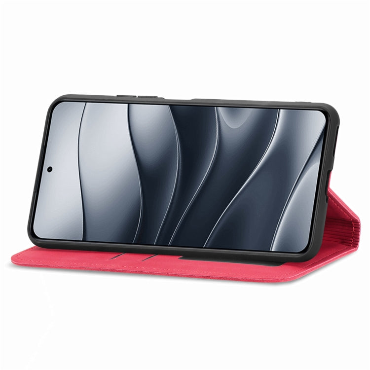 For Xiaomi Redmi Note 14 5G Retro Skin Feel Magnetic Flip Leather Phone Case