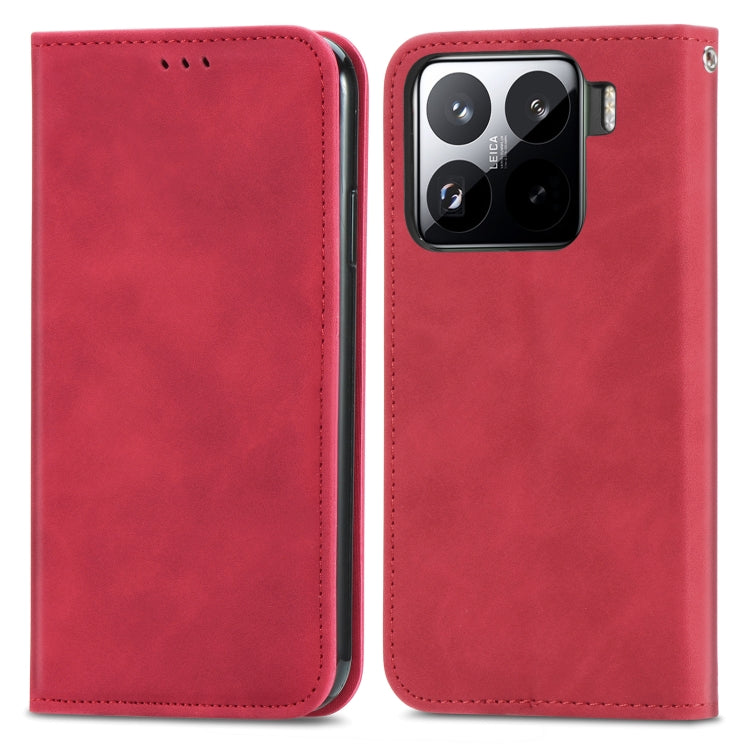 For Xiaomi 15 Retro Skin Feel Magnetic Flip Leather Phone Case