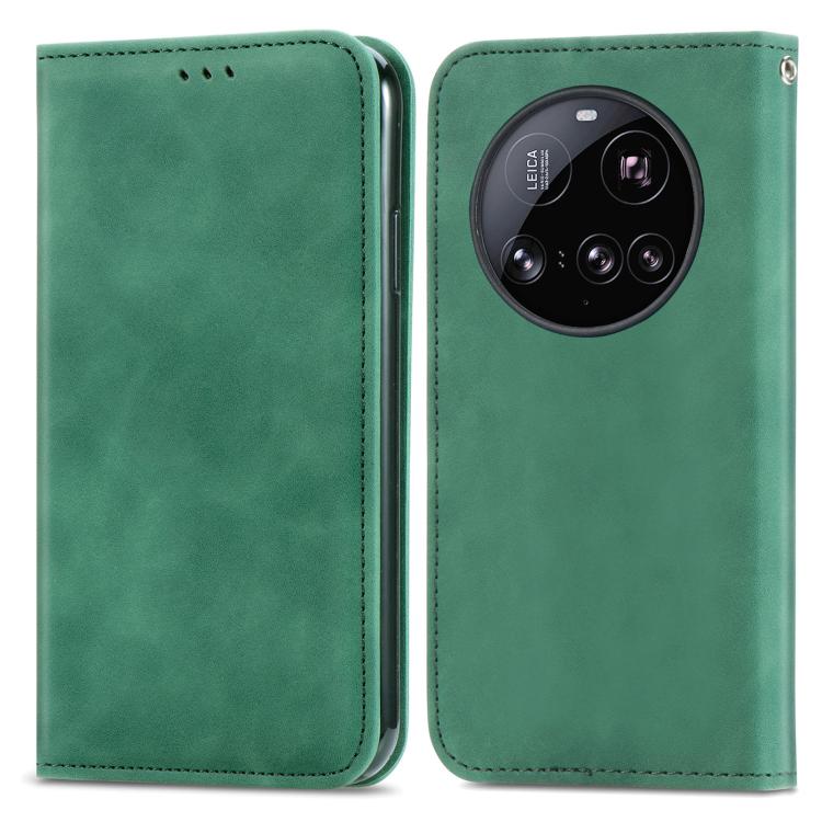 For Xiaomi 15 Ultra Retro Skin Feel Magnetic Flip Leather Phone Case