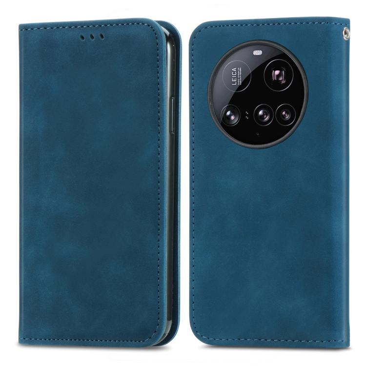 For Xiaomi 15 Ultra Retro Skin Feel Magnetic Flip Leather Phone Case