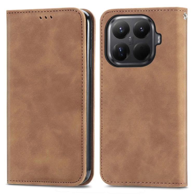 For Xiaomi 15T Pro Retro Skin Feel Magnetic Flip Leather Phone Case