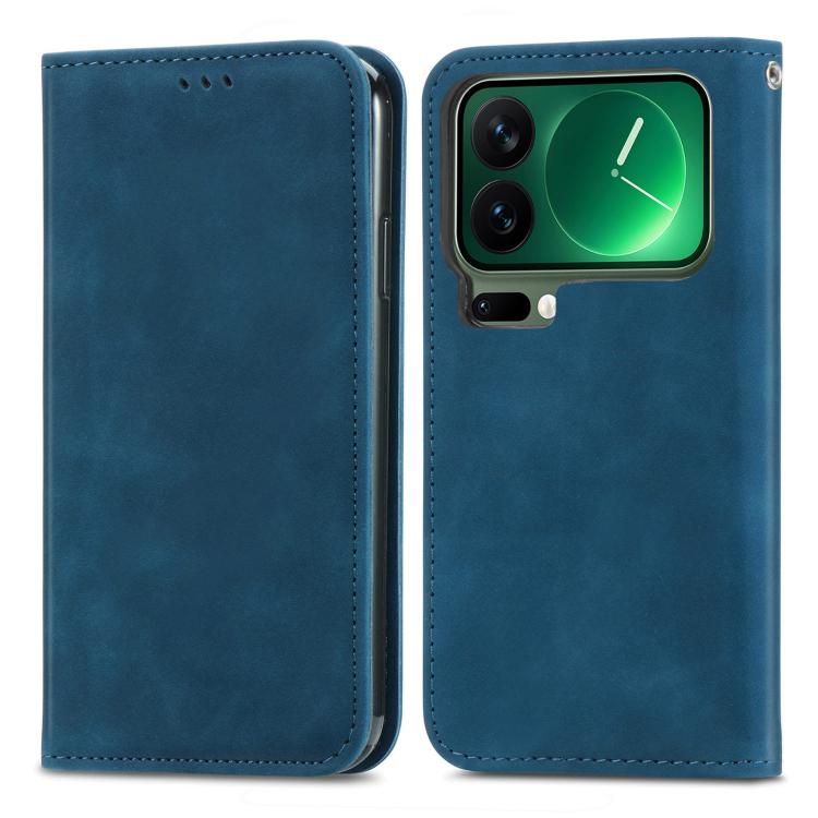 For Xiaomi 17 Pro Retro Skin Feel Magnetic Flip Leather Phone Case