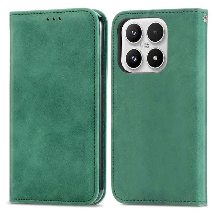 For Xiaomi 17 Retro Skin Feel Magnetic Flip Leather Phone Case
