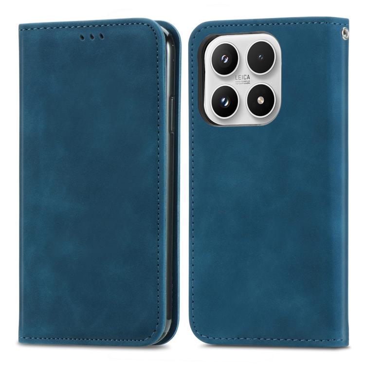 For Xiaomi 17 Retro Skin Feel Magnetic Flip Leather Phone Case
