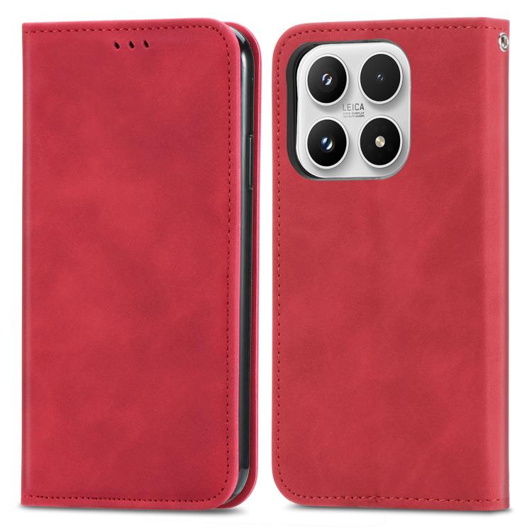 For Xiaomi 17 Retro Skin Feel Magnetic Flip Leather Phone Case