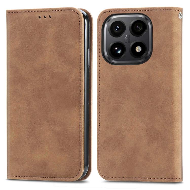 For Xiaomi 15T Retro Skin Feel Magnetic Flip Leather Phone Case
